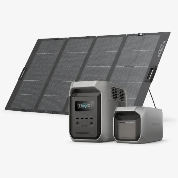 Combo Ecoflow DELTA 3 (1500) (EU) + Batería adicional DELTA 3 + Panel Solar 400W